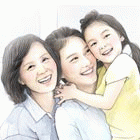 둥근 엄마, 나의 새로운 가족